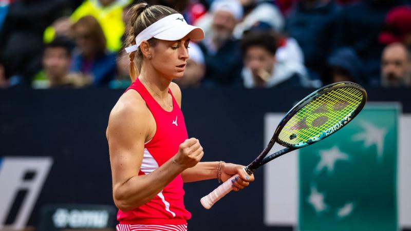 Bondár Anna a Roland Garros második fordulójában lépett pályára.