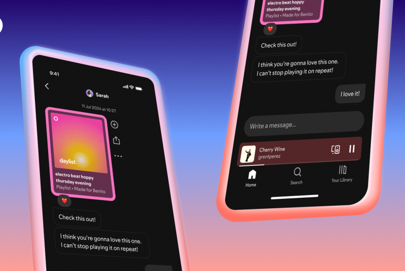 Közös zenélés után egy kis beszélgetés a Spotify-on mindig jól esik!
